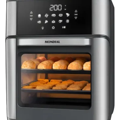 Air Fryer Forno 12l Afon-12l-gi 2000w Digital Mondial – Preto E Inox