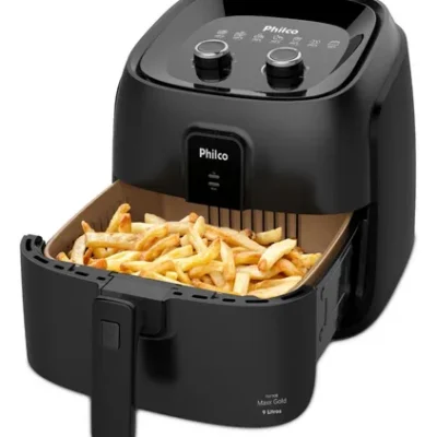 Air Fryer Philco 9l 2000w Cesto Quadrado Gold Paf90b Cor Preto