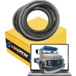 Borracha Para-brisa MB Cabine Teto Alto 1113 1519 2013 -Aba Larga