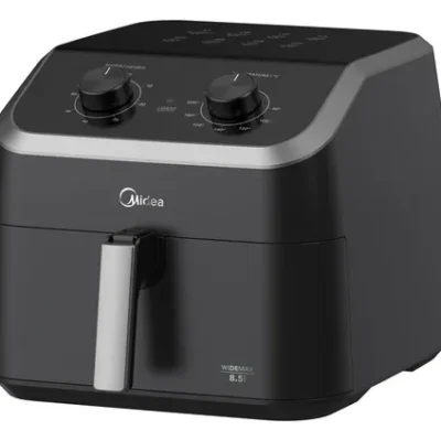 Fritadeira Air Fryer 8,5l Widemax Com Cesto Antiaderente Blackstone, 1900w Midea