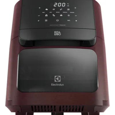 Fritadeira Air Fryer Oven Electrolux por Rita Lobo 12L Digital Vermelha Escura Experience 1700W EAF86