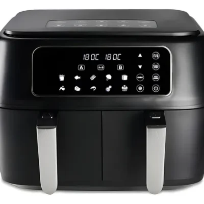 Fritadeira Dual Air Fryer Duplo Cesto 8l Hamilton Beach Cor Preto