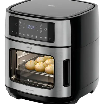 Fritadeira Elétrica Air Fryer Antiaderente WAP Oven 12 Litros com Painel Digital