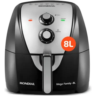 Fritadeira Sem Óleo Air Fryer 8L, Mondial, 1900W – AFN-80-BI