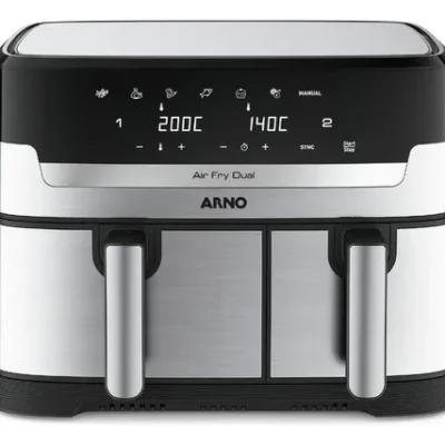 Fritadeira Sem Óleo Airfryer Arno Dual 5,2l+3,1l Afd2