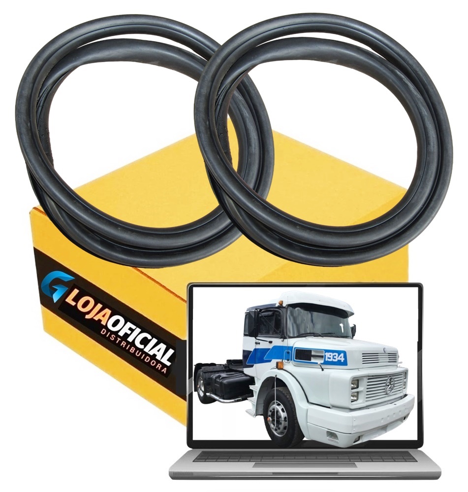 Par Borracha Vidro Lateral Cama MB 1519 1524 1933 1934 Par Borracha Vidro Lateral Cama MB 1519 1524 1933 1934