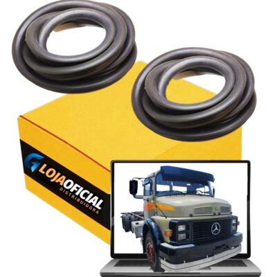 Par Borracha Vidro Traseiro (vigia) MB 1113 2013 2213