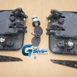 Par de Maçaneta com Cilindro Ignição MB 1620 1634 1938 Atron