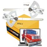 Par de Máquina do Vidro da Porta do MB 1618 1935 1941