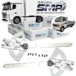 Par de Máquina do Vidro da Porta do MB 709 710 912 914