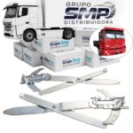 Par Máquina Vidro Ford Cargo + Parafusos + Arruelas